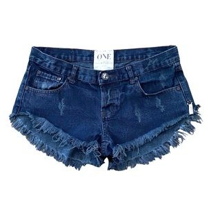 One Teaspoon Bonitas Distressed Shorts